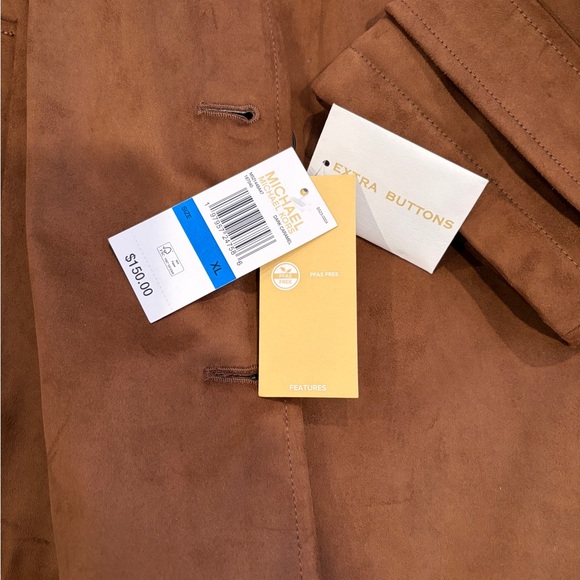 Michael Kors Women’s Tan Camel Suede Jacket - Picture 4 of 11